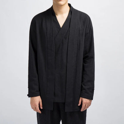 Haruka - Organic Linen Kimono Shirt