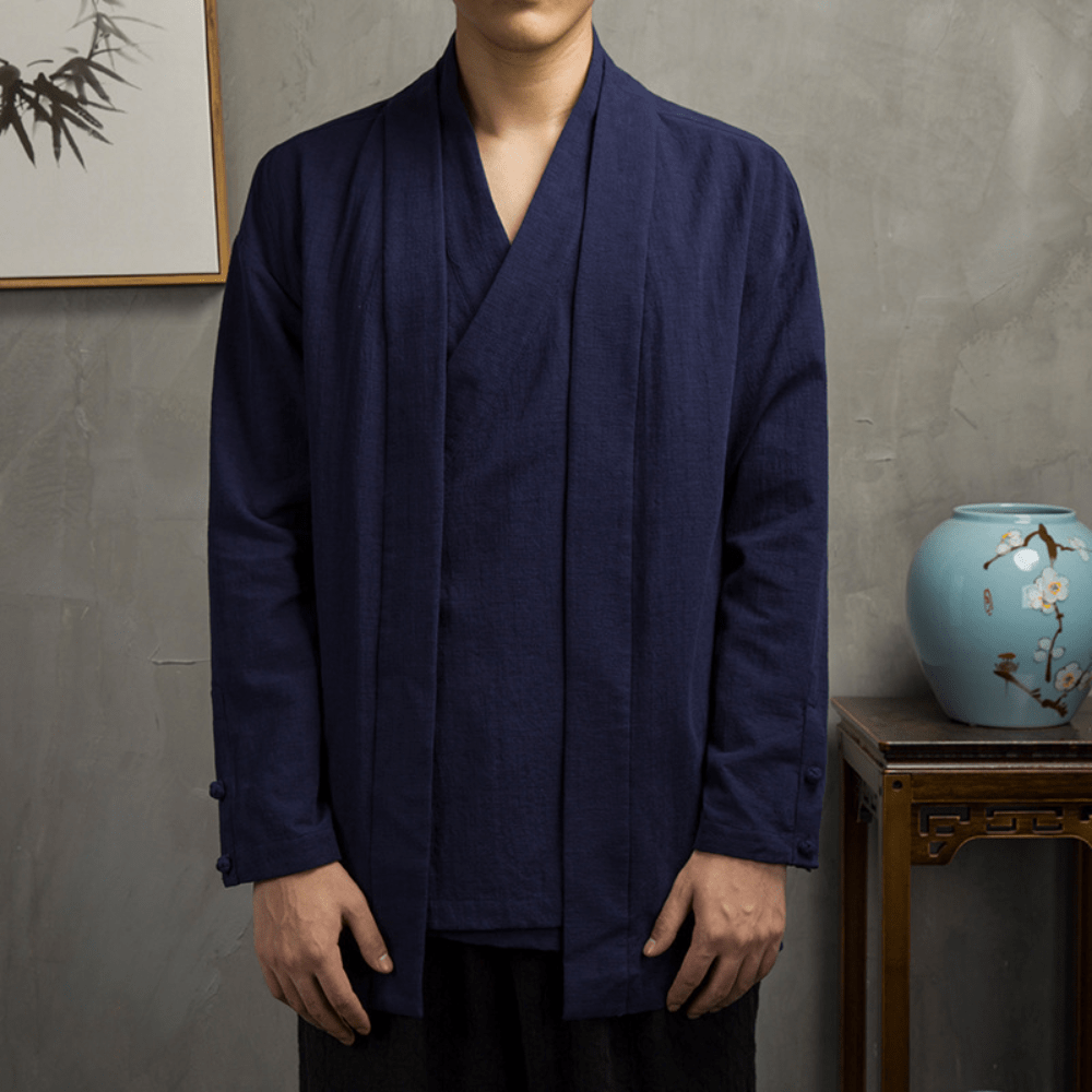 Haruka - Organic Linen Kimono Shirt