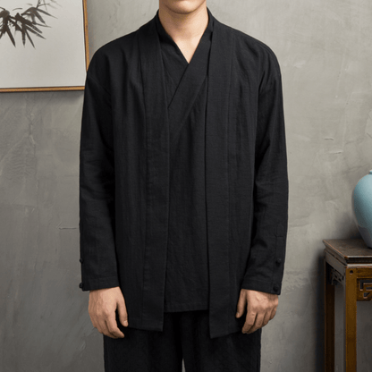 Haruka - Organic Linen Kimono Shirt