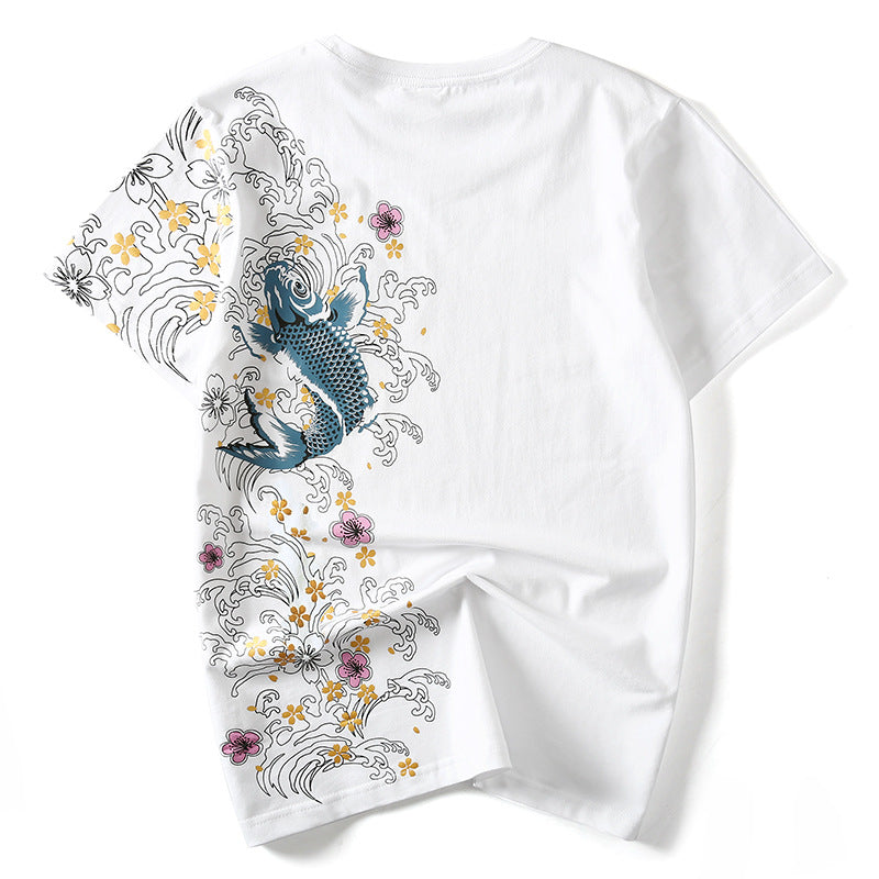 Koi - Oversized Embroidered T-Shirt