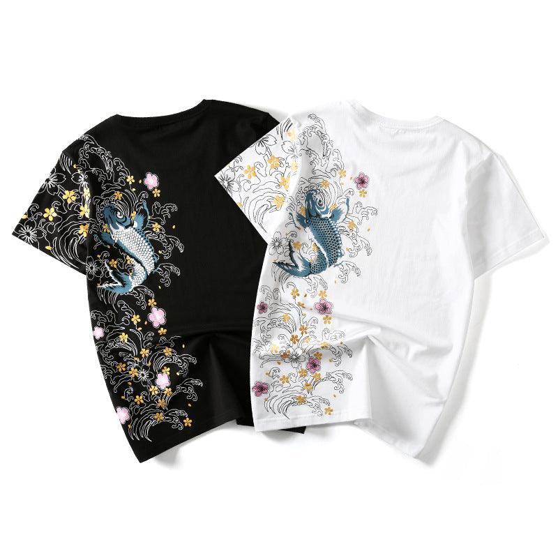 Koi - Oversized Embroidered T-Shirt