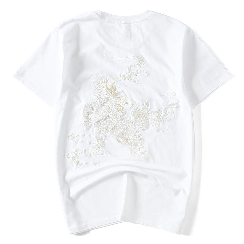 Yunikon - Oversized Embroidered T-Shirt