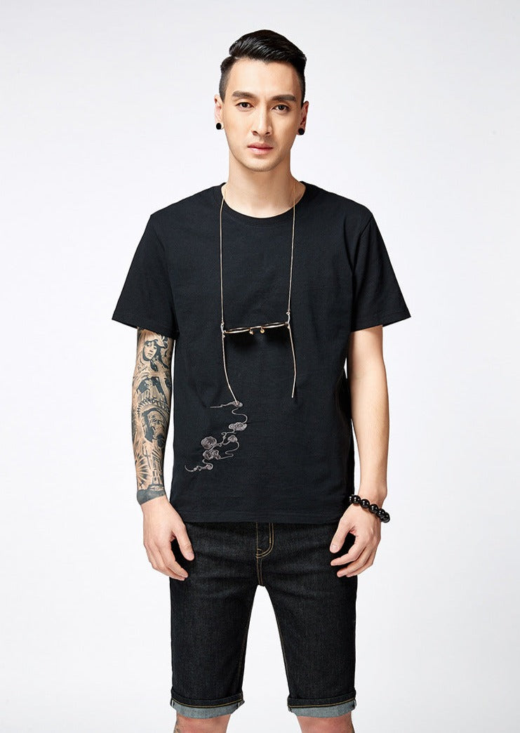 Yunikon - Oversized Embroidered T-Shirt