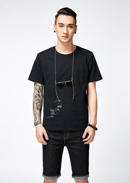 Yunikon - Oversized Embroidered T-Shirt