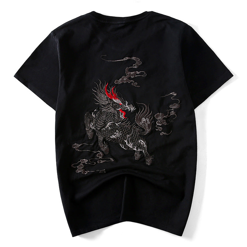 Yunikon - Oversized Embroidered T-Shirt