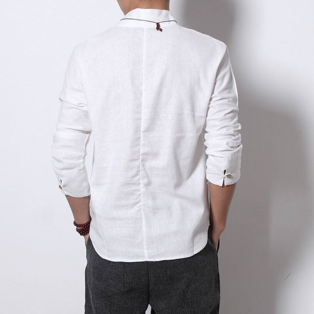 Jun - Long-Sleeved Linen Shirt