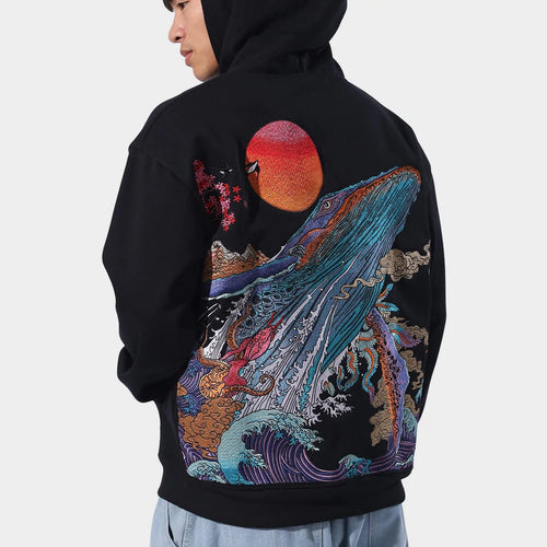 Chikako - Embroidered Hoodie