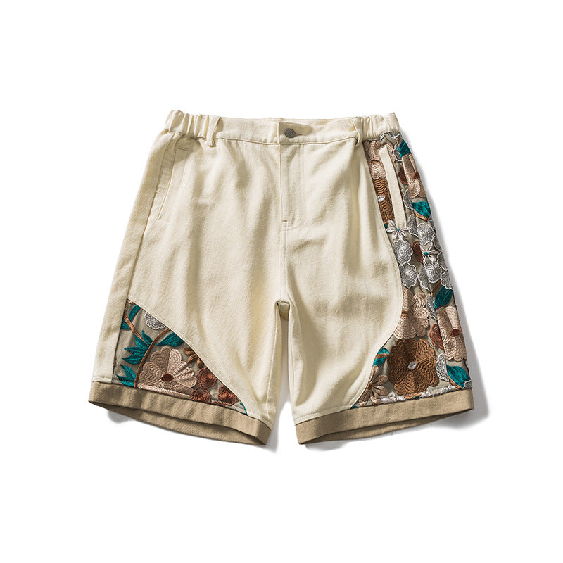 Tadashi - Embroidered Shorts