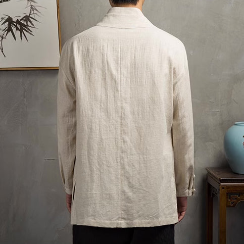 Haruka - Organic Linen Kimono Shirt