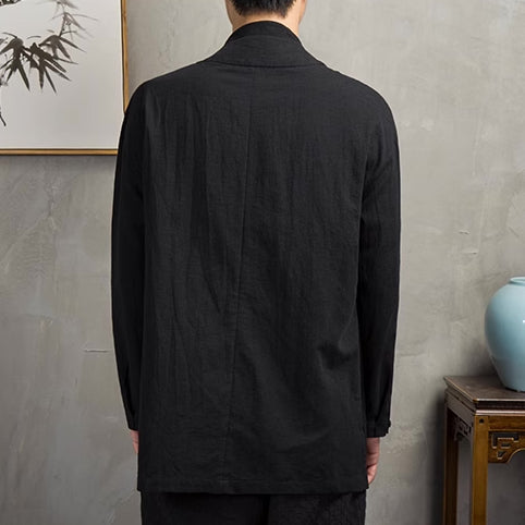 Haruka - Organic Linen Kimono Shirt