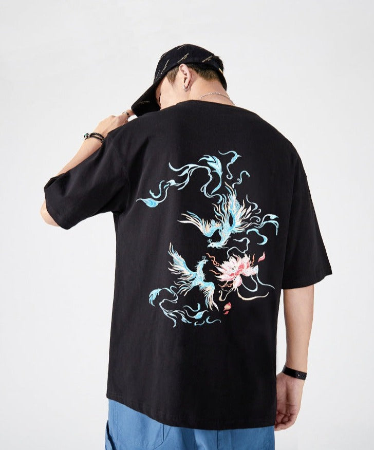 Hoai - Oversized Embroidered T-Shirt