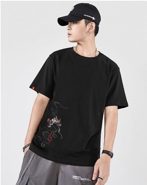 Hoo - Oversized Embroidered T-Shirt