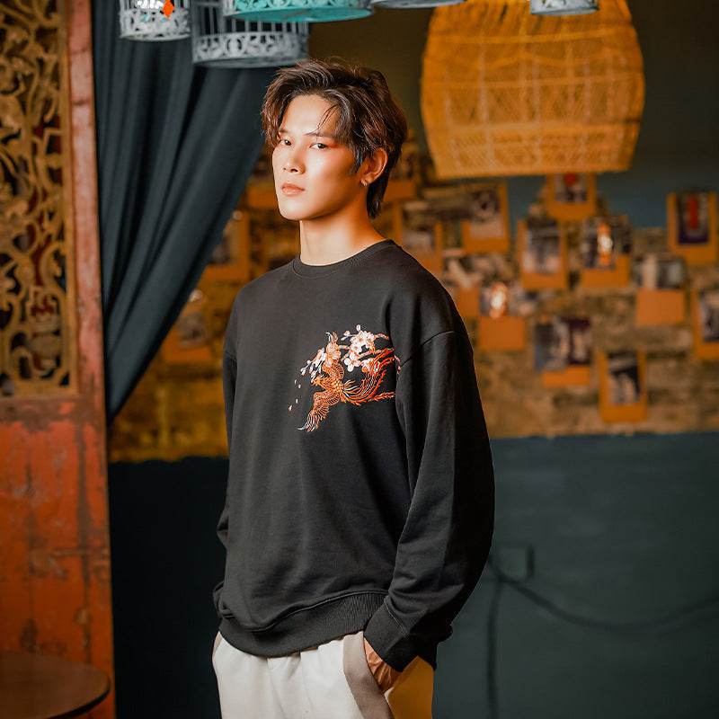 Masaki - Besticktes Sweatshirt