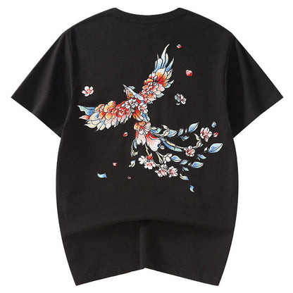 Fuschio - Oversized Embroidered T-Shirt