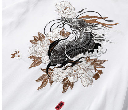 Ryu - Oversized Embroidered T-Shirt