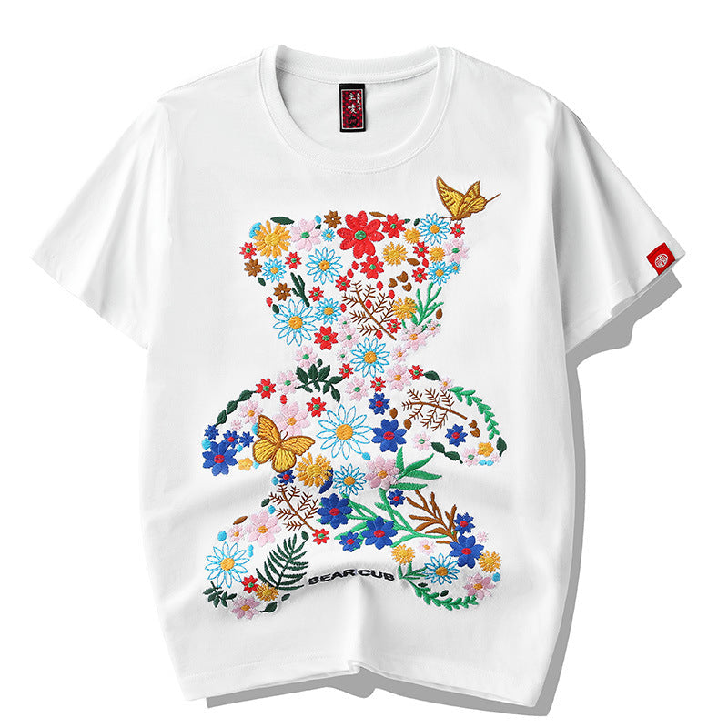 Kuma - T-Shirt Brodé Surdimensionné