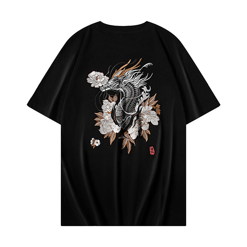 Ryu - Oversized Embroidered T-Shirt