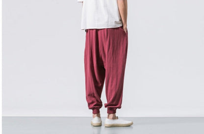 Shao - Comfortable Cotton Harem Pants