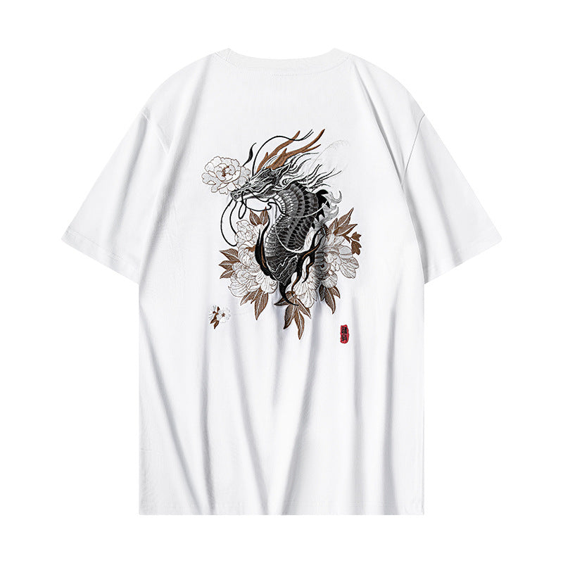 Ryu - Oversized Embroidered T-Shirt