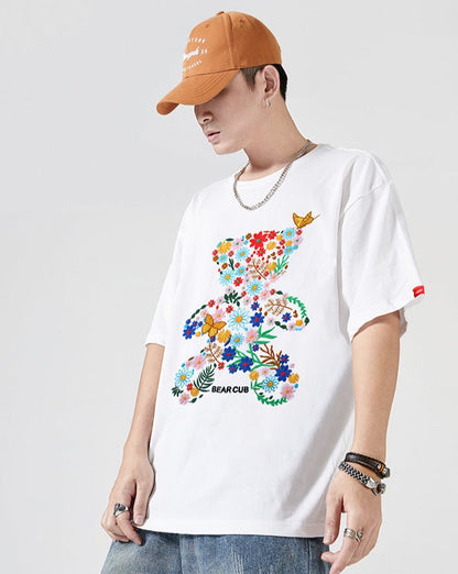 Kuma - T-Shirt Brodé Surdimensionné