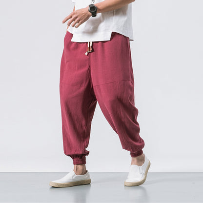 Shao - Comfortable Cotton Harem Pants