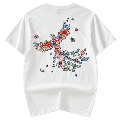 Fuschio - Oversized Embroidered T-Shirt