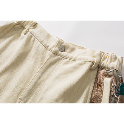 Tadashi - Embroidered Shorts