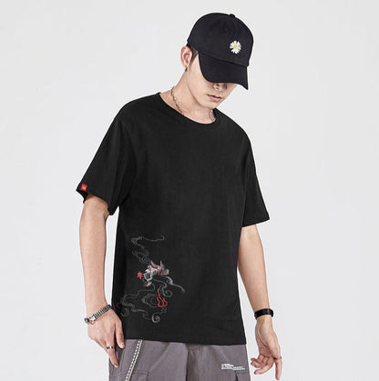 Hoo - Oversized Embroidered T-Shirt