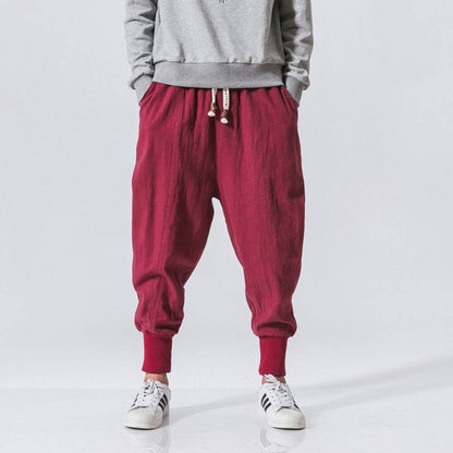 Riku - Comfortable Cotton Harem Pants