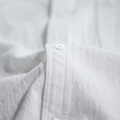 Hotaru - Three-Quarter Sleeve Linen Shirt