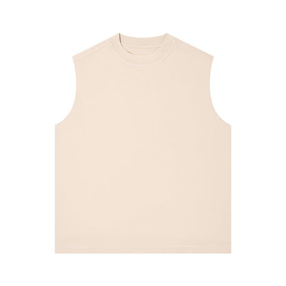 Momo - Oversized Sleeveless T-Shirt (240Gsm)