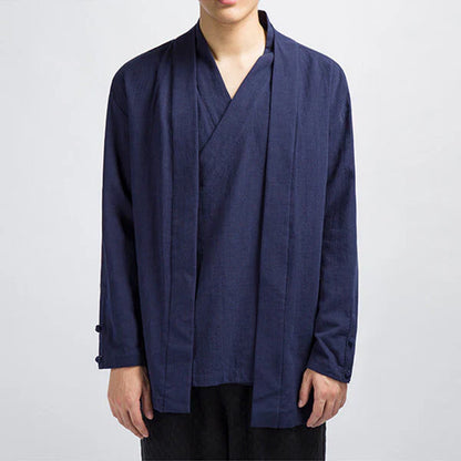 Haruka - Organic Linen Kimono Shirt